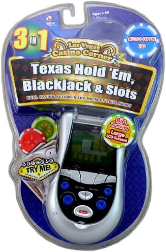Las Vegas Casino Corner Texas Hold Em Blackjack Slots Hand Held Electronic Game