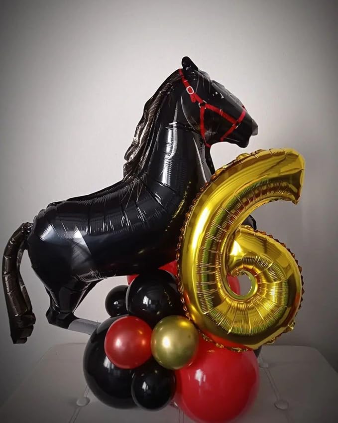 4 Pack Giant Horse Balloons - Horse Themed Party Decorations