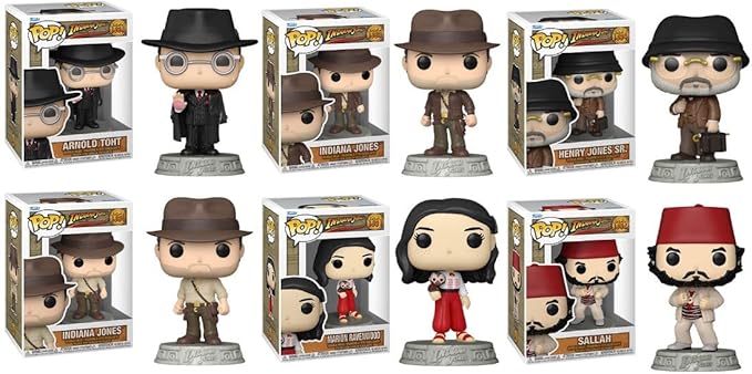 Indiana Jones Legacy Funko Pop! Complete Set (6)