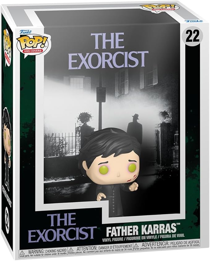 Funko Pop! VHS Cover: The Exorcist - Father Karras - Collectable Vinyl Figure - Gift Idea - Official Merchandise - Toys for Kids & Adults - Horror Fans - Model Figure for Collectors