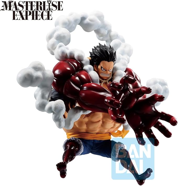 Ichibansho Figure - One Piece - Monkey D. Luffy Gear 4 (Road to King of The Pirates), Bandai Spirits Masterlise Collectible Statue