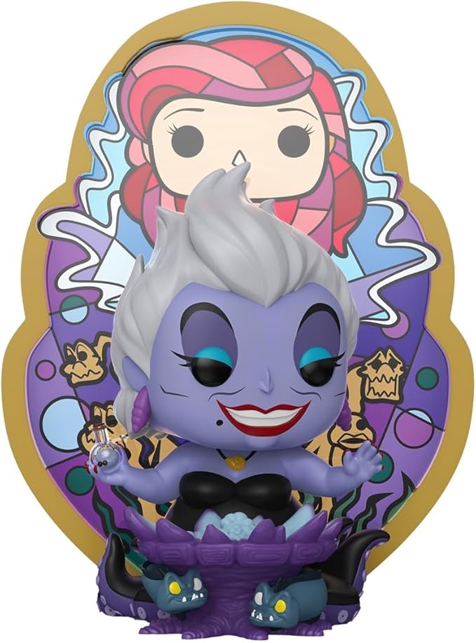 Funko Pop! Deluxe: Little Mermaid - Ursula - Stained Glass - Collectable Vinyl Figure - Gift Idea - Official Merchandise - Toys for Kids & Adults - Disney Fans - Figure for Collectors and Display