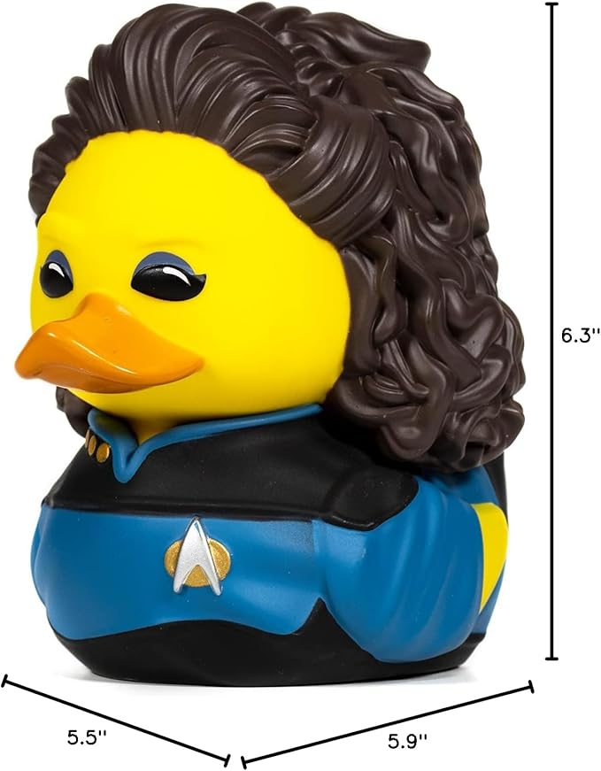 TUBBZ Deanna TROI Vinyl Rubber Duck Figure – Official Star Trek Merchandise – Sci-Fi TV, Movies & Video Games