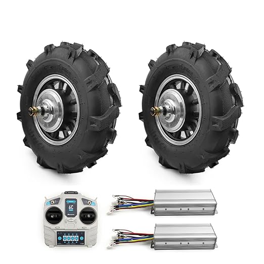 2WD 16-inch Dual-Sided Shaft high-Torque Motor Remote-Controlled Homemade All-Terrain Off-Road Vehicle (48V Dual-Hand Remote)