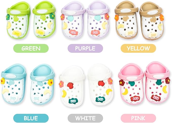 Doll Shoes, Premium Fashion Shoes for 17 Cm Doll Accessories Easter Gifts,Doll Dress Up Decoration Accessories Easter Gifts Wings (Pink