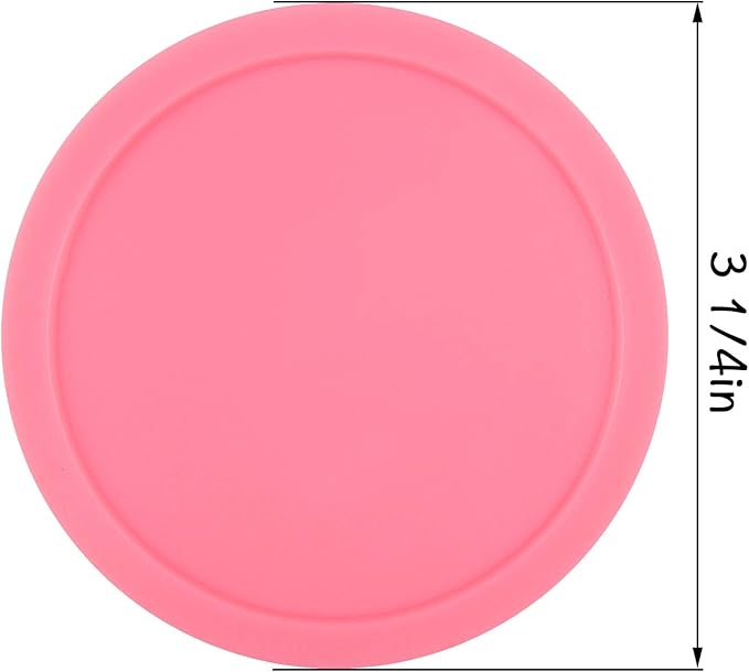 ONE250 3 1/4 inch Air Hockey Pucks, Full Size Goal Packs Replacement Accessories for Game Tables (6 Pcs)