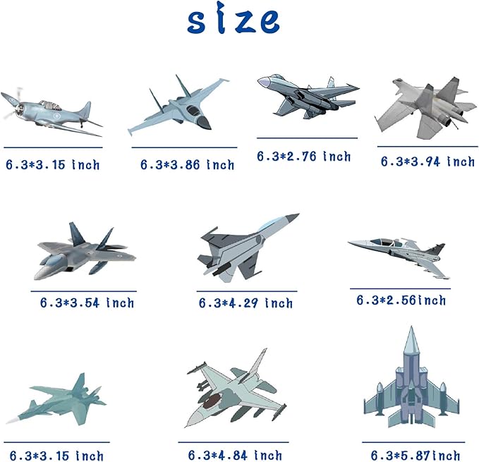 Air Force Hanging Swirls Party Decorations Top Airforce Gun Airplane Pilot Birthday Party Supplies Aircraft Fighter Jet Party Decor Whirls Ceiling Swirls Streamers Aviation Plane Theme Party Backdrop