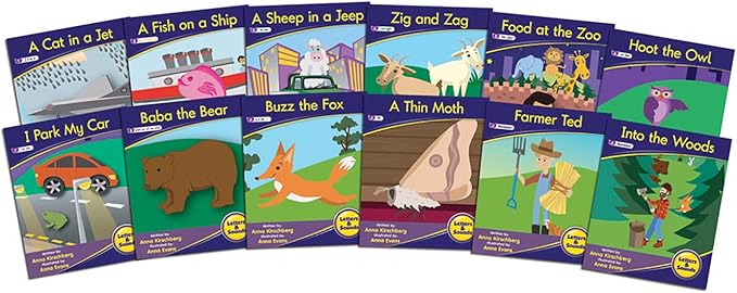 Junior Learning Phonics Readers Fiction Learning Set 5.51" x 6.69"