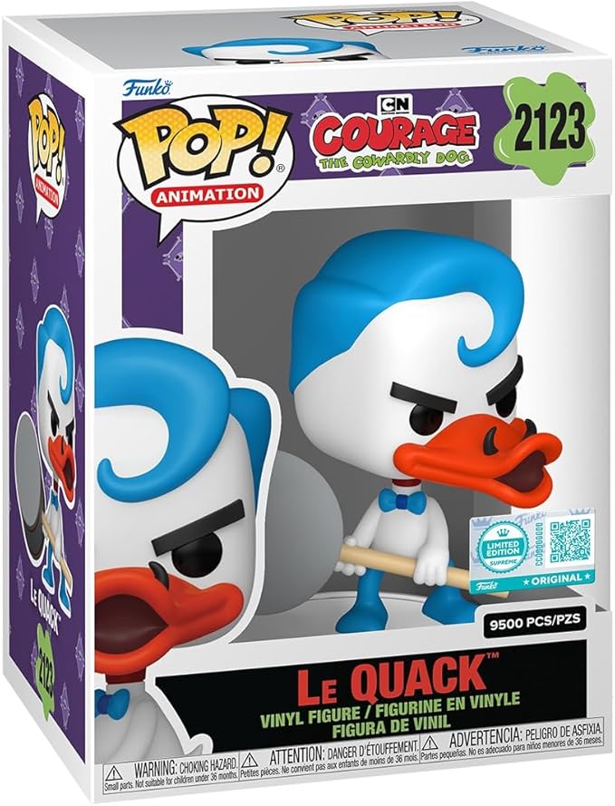 Funko Pop! Supreme LE: Courage The Cowardly Dog - Le Quack - Collectable Vinyl Figure - Gift Idea - Official Merchandise - Toys for Kids & Adults - Cartoon Fans - Model Figure for Collectors