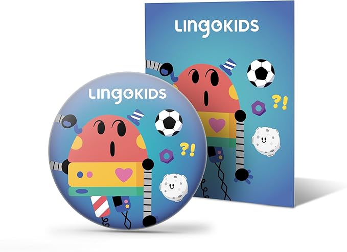 StoryShield, Lingokids Screen-Free Audio Storytelling Disk, Discover The World with Baby Bot: Curiosity About Animals and The World Around Us