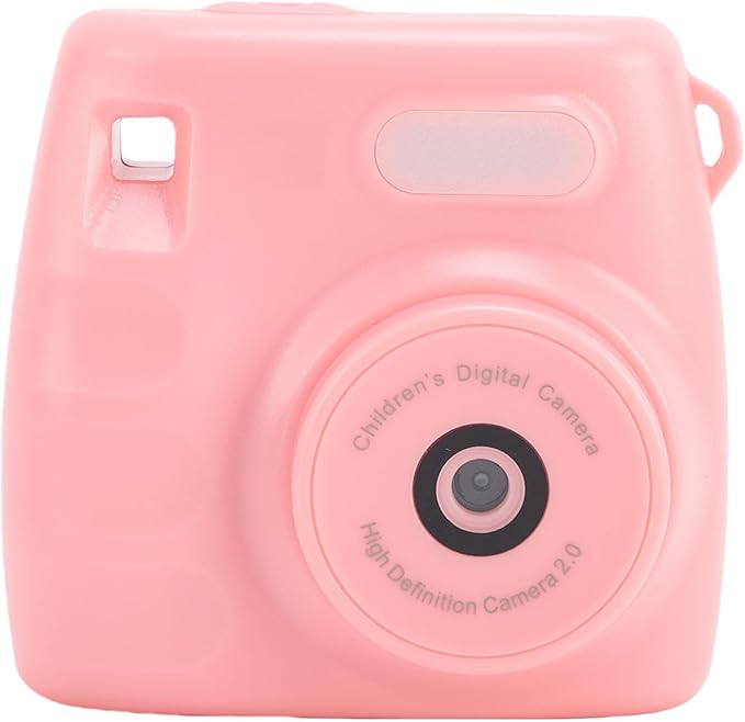 Asixxsix Digital Camera for Kids, 48M 1080P HD Digital Video Camera with Flash and 800mAh Li Battery, Rainproof USB Children Camera for Toddler Teens Students Boys and Girls (Pink)