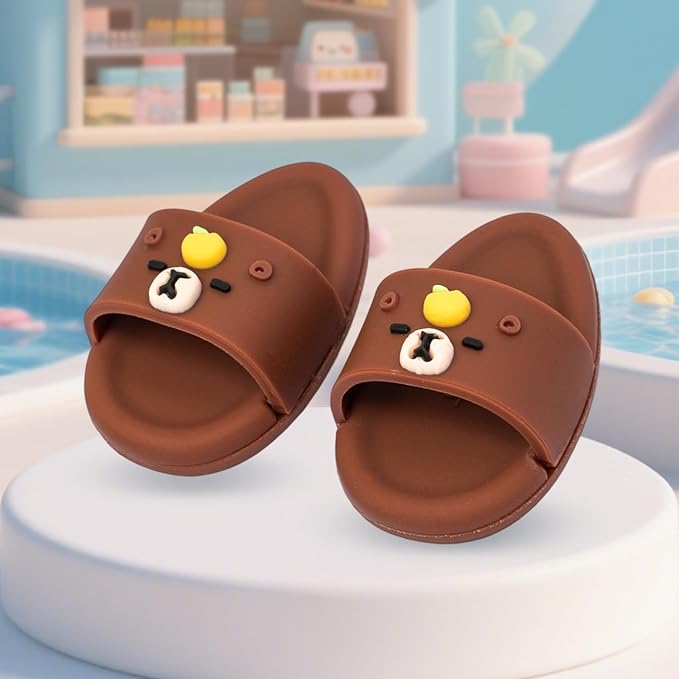 Summer Sandals for Dolls - Blue Open-Toe Slippers, Cute Accessories Easter Gifts for Photography, Display & Collectors Age Limit 15+ Easter Gifts（Brown）