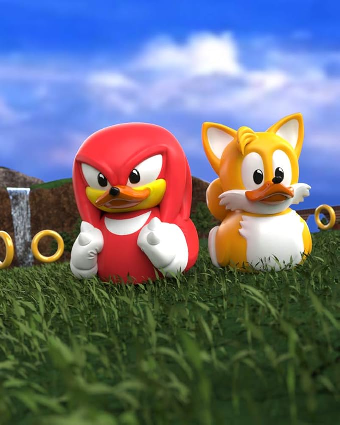 TUBBZ Sonic The Hedgehog Knuckles Collectable Duck Vinyl Figure - Official Sonic The Hedgehog Merchandise - TV Movies & Games