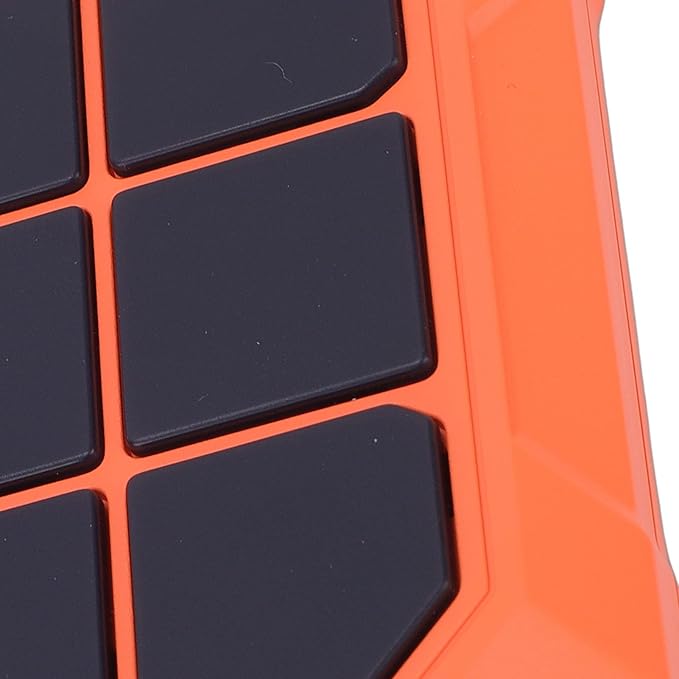 Handheld Toe Game, 6 in 1 Electronic Rechargeable Kids Game, Silent Mode with Multiple Modes, Ideal for 6 12 Years Old Boys, Girls & Adults (Orange)