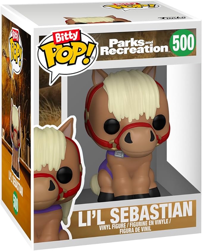 Funko Bitty POP! Parks & Recreation - 4 Pack - Bitty POP! Andy As Princess Rainbow Sparkle, Bitty POP! Duke Silver, Bitty POP! April Ludgate, and a Mystery Bitty POP! Figure - 0.9 Inch (2.2 Cm)