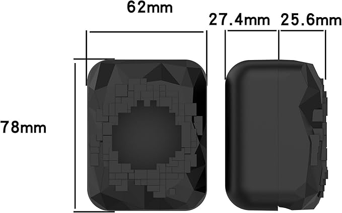 Silicone Case for Bitzee Magicals Interactive Toy Digital Pet,Protective Skin Sleeve for Virtual Electronic Pets Black