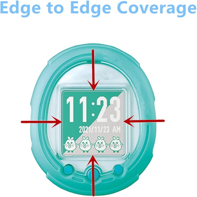 Screen Protector Compatible for Tamagotchi Uni and Smart, HD Full Coverage PET Clear Film