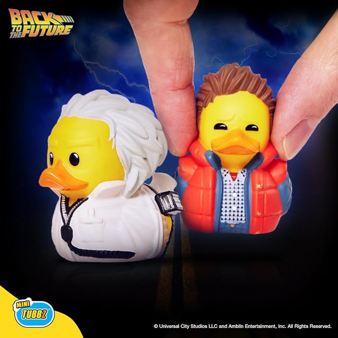 TUBBZ Mini Marty McFly Collectible Vinyl Rubber Duck Figure - Official Back to The Future Merchandise - Retro Action Movies & TV
