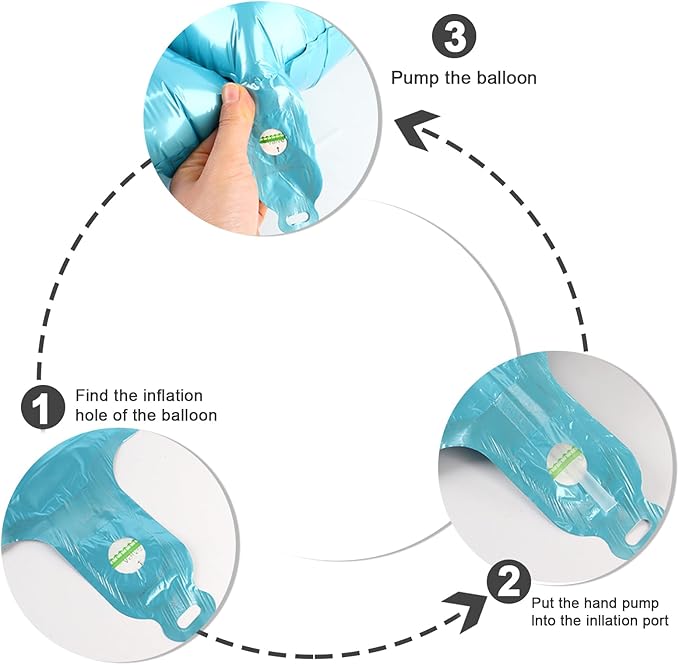 2 Numbers Balloon 40 Inch Light Blue Two Balloon Number Birthday Decor, 2nd 12 21st Party Celebration Decorations Graduations Wedding Baby Shower