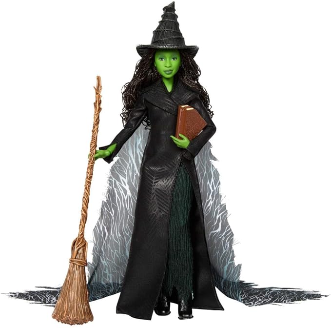 Mattel Universal Pictures' Wicked: for Good Deluxe Elphaba Fashion Doll with Removable Outfit & 4 Accessories, Inspired by The Movie