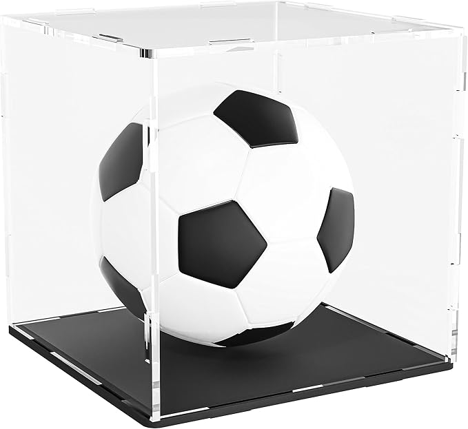 Self-Assembly Acrylic Display Case,Deluxe Dustproof Showcase,Cube Countertop Box for Pop Figures Collectibles Toys,Need Remove The Protective Film (12x12x12 inch; 30x30x30cm)