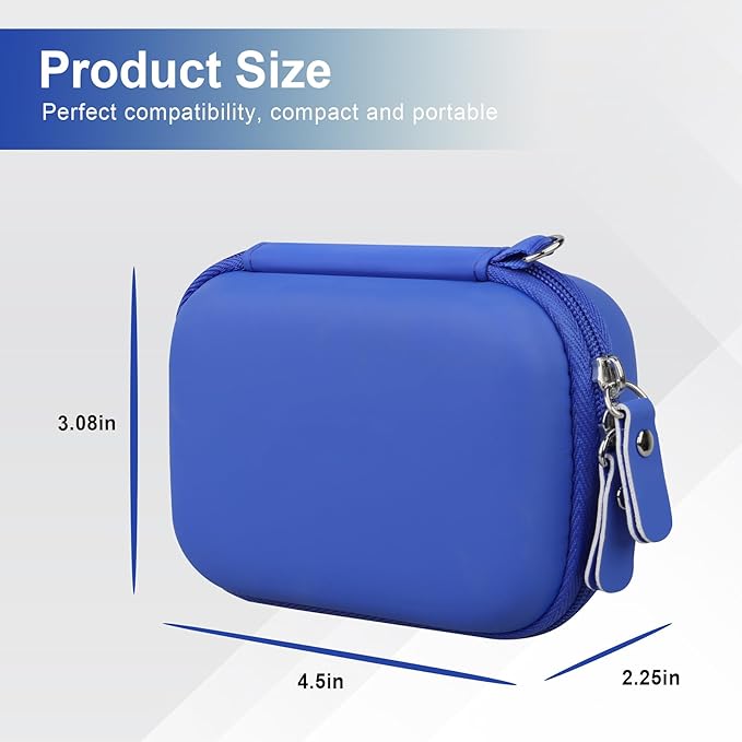 Canboc Hard Carrying Case for Bitzee Disney/Bitzee Magicals/Bitzee Interactive Toy Digital Pet, Virtual Electronic Pets Kids Toys Storage Bag, Dark Blue (Case Only)