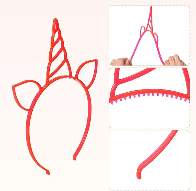 Glow in The Dark Party Supplies Cat Ear Crown Heads for Birthday Party Halloween Party