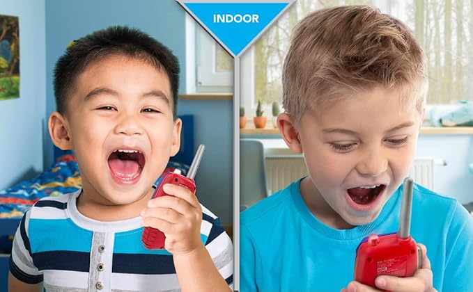 ekids Spiderman Toy Walkie Talkies for Kids, Light-Up Indoor and Outdoor Toys for Kids and Fans of Spiderman Toys