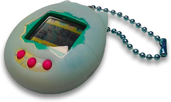 JCHPINE Silicone Cover Case for Tamagotchi Original Digital Pet, Protective Sleeve Skin for Original Tamagotchi Electronic Pet Toys Accessories (Only Case) (Blue)