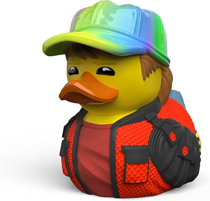 TUBBZ Boxed Edition 2015 Marty McFly Collectible Vinyl Rubber Duck Figure - Official Back to The Future Merchandise - Retro Comedy Action Film Movies