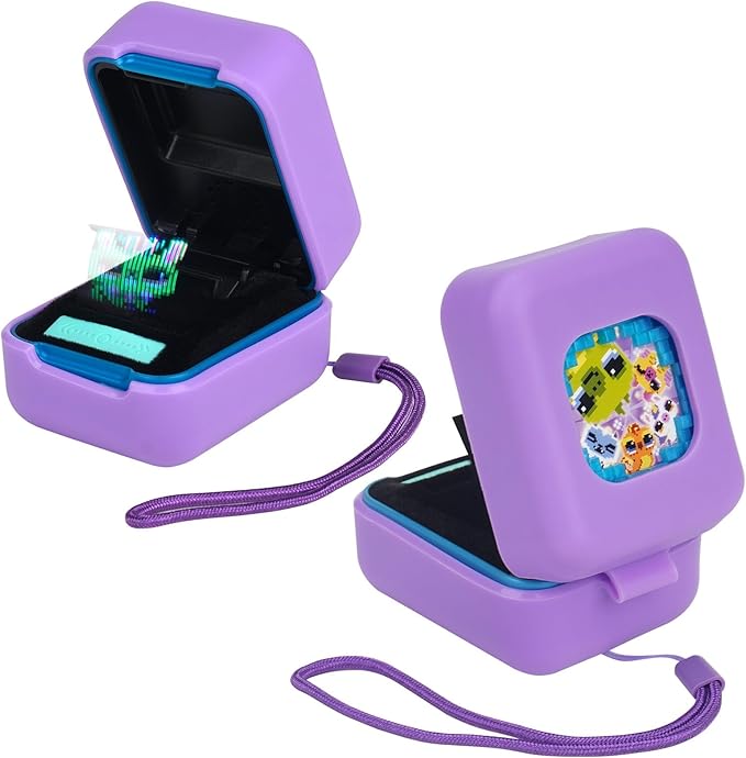 YouKnow Silicone Case for Bitzee Magicals Interactive Toy Digital Pet and Case, Protective Skin Sleeve for Bitzee Virtual Electronic Pets Accessories (Case Only) (Purple)