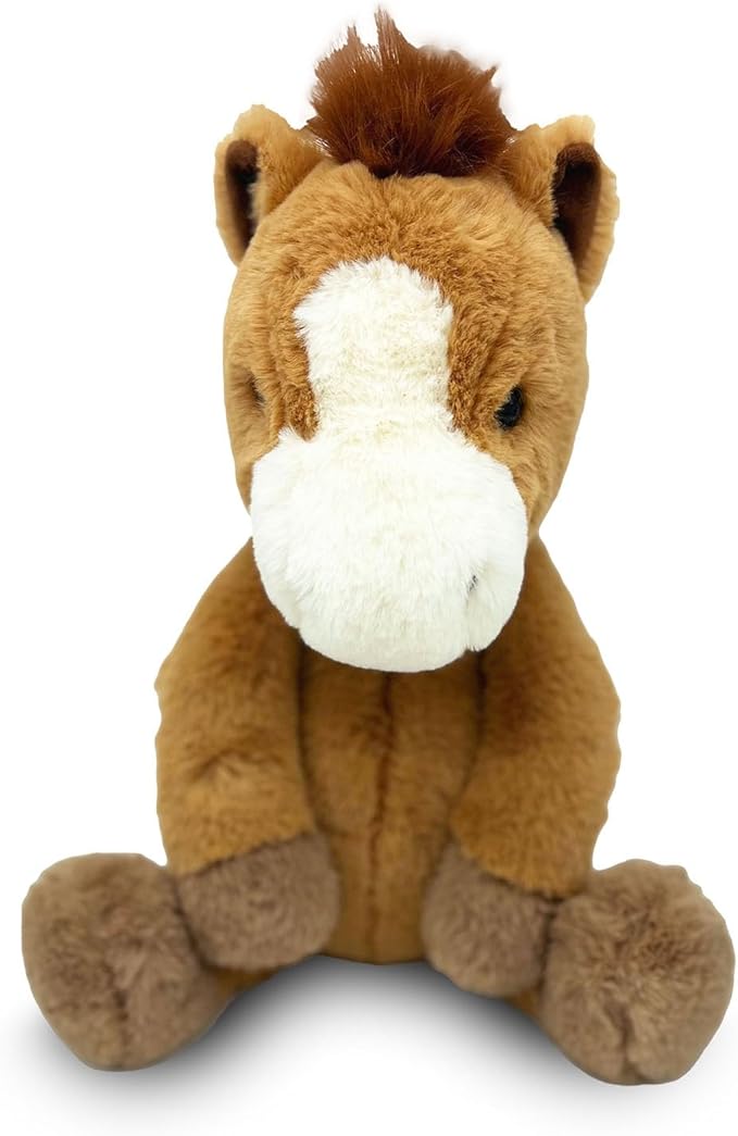 World's Softest Plush Stuffed Animal for Baby, Toddler, Kids, Adults - Adorable Toy Made from Kid-Friendly, Quality Materials - Lushee Haps Horse, 16"