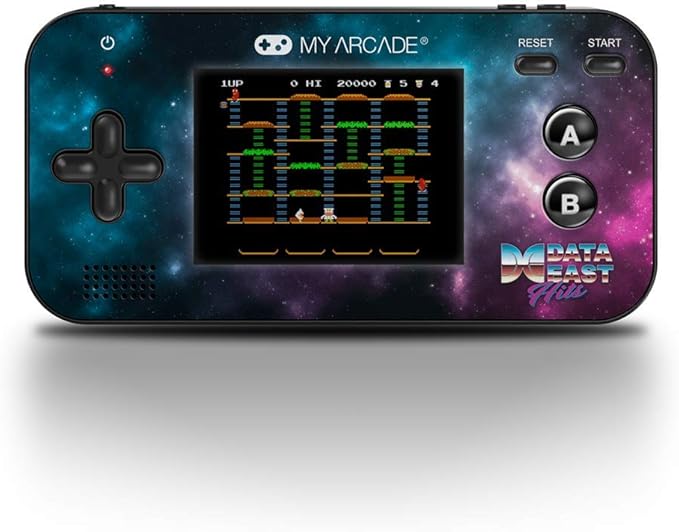 My Arcade Gamer V - Handheld Gaming System - 220 Retro Style Games Plus 8 Data East Classics