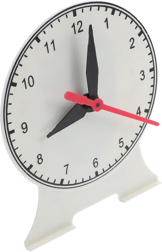 IMIKEYA Clock Learning Model Interactive Teaching Clock for Early Education Engaging Classroom Display Design for Telling Practice for Students and Homeschooling Activities