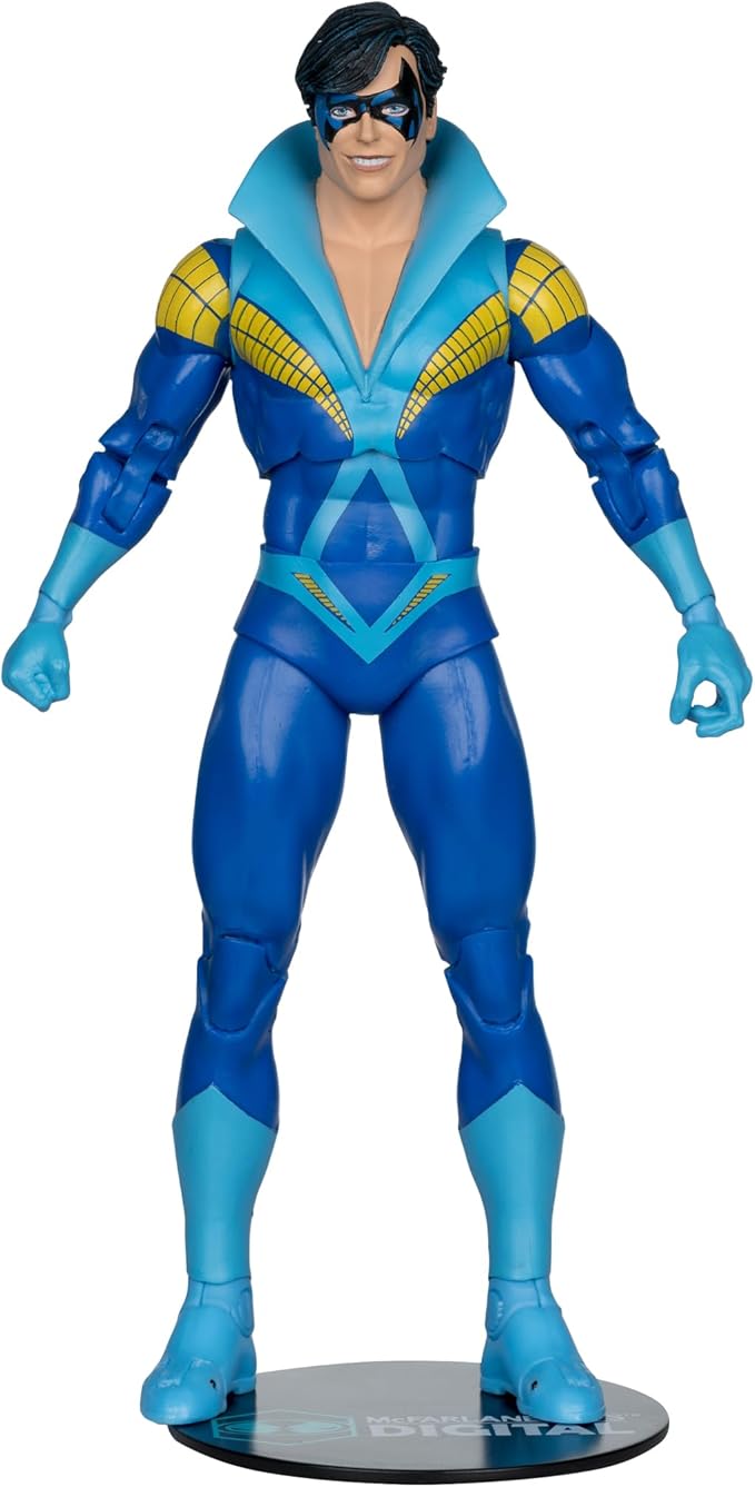 McFarlane Toys- DC Direct Nightwing (Teen Titans) 7in Action Figure with Digital Collectible