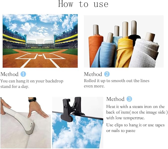 Baseball Backdrop Baseball Field Stadium Photography Backdrops for Sports Boys Birthday Party Decoration Banner Supplies (7x5FT(82 x 59 inch))