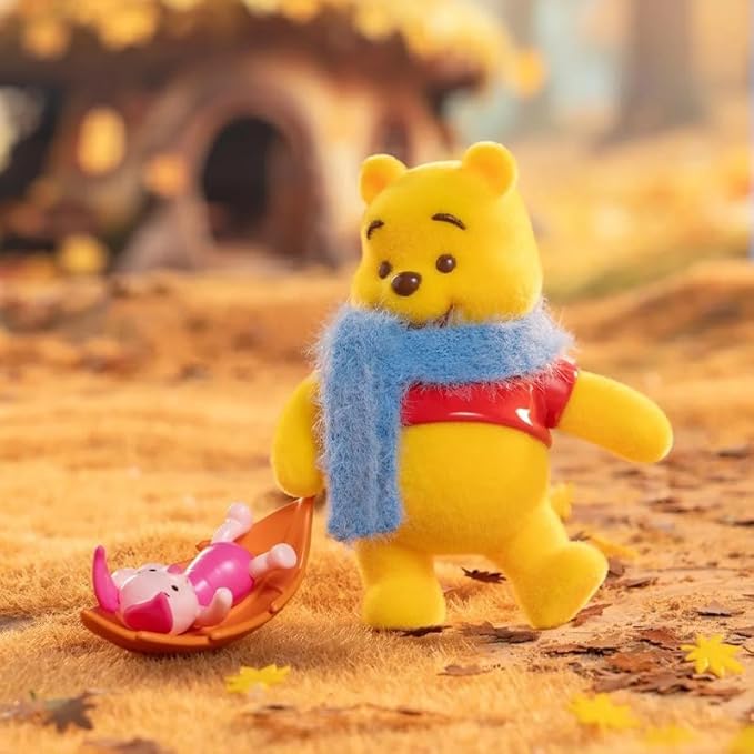 MINISO Winnie The Pooh Blind Box Happy Hour Series Blind Box Cute Desktop Ornaments Gift Collection Random One Piece