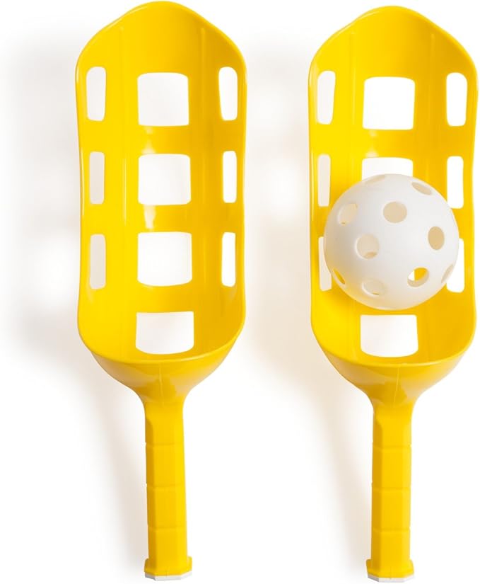 Champion Sports Scoop Ball & Catch Games – Lightweight Plastic Toss & Catch Sets for All Ages