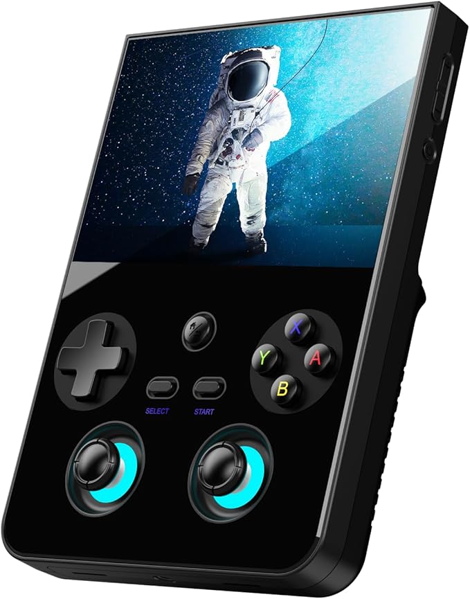 RG477V Dimensity 8300 Android14 sSystem 4.7-inch Touch Handheld Game Console WiFi/Bluetooth Hall Joystick RGB Light 5500mah (RG477V Black-NEW)