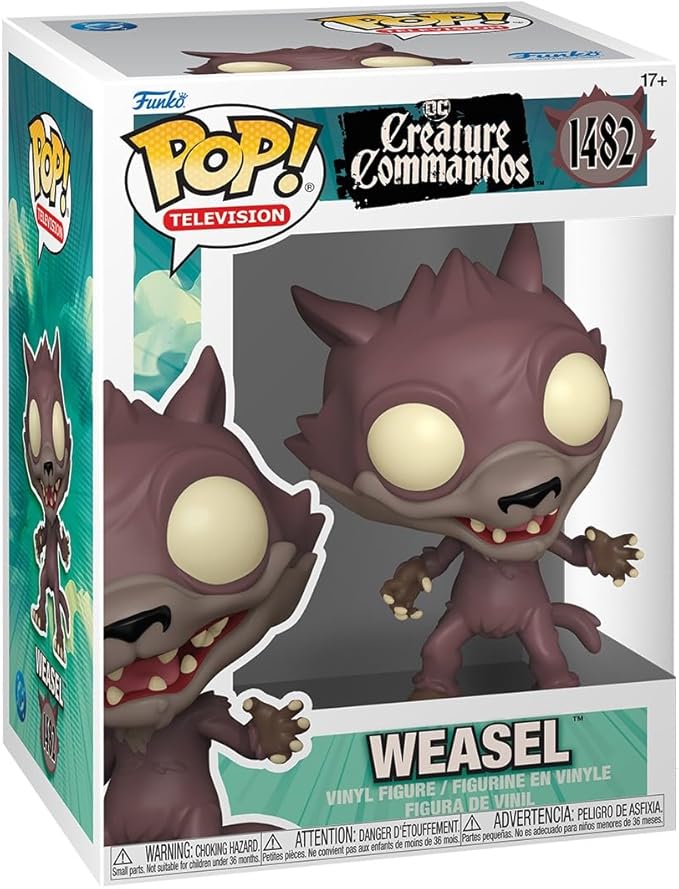 Funko Pop TV: Creature Commandos - Weasel - DC Comics - Collectable Vinyl Figure - Gift Idea - Official Merchandise - Toys for Kids & Adults - Superheroes Fans - Model Figure for Collectors
