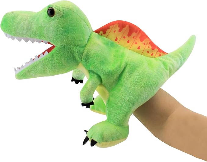 Dinosaur 10 Set Moderate Size Hand Puppets for Kids, Dinosaur Hand Puppets, Plush Puppet, Stuffed Hand Puppet, Dinosaur Toy, Puppet Story Toys, Dinosaur Toys for Kids
