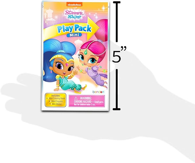 Shimmer and Shine Mini Party Favor Set - Bundle with 24 Nick Jr Genie Play Packs of Coloring Pages, Stickers, More | Nickelodeon Birthday Supplies