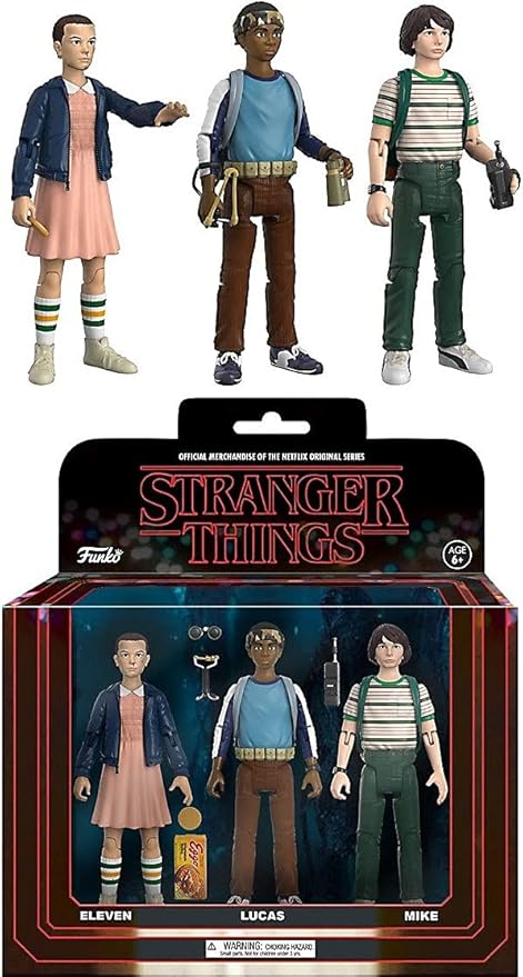 Funko Action Figure: Stranger Things 3Pk Pack 1 Collectible Action Figures