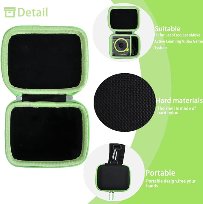 Hermitshell Hard Travel Case for Leapfrog LeapMove Active Learning Video Game System (Only Case)