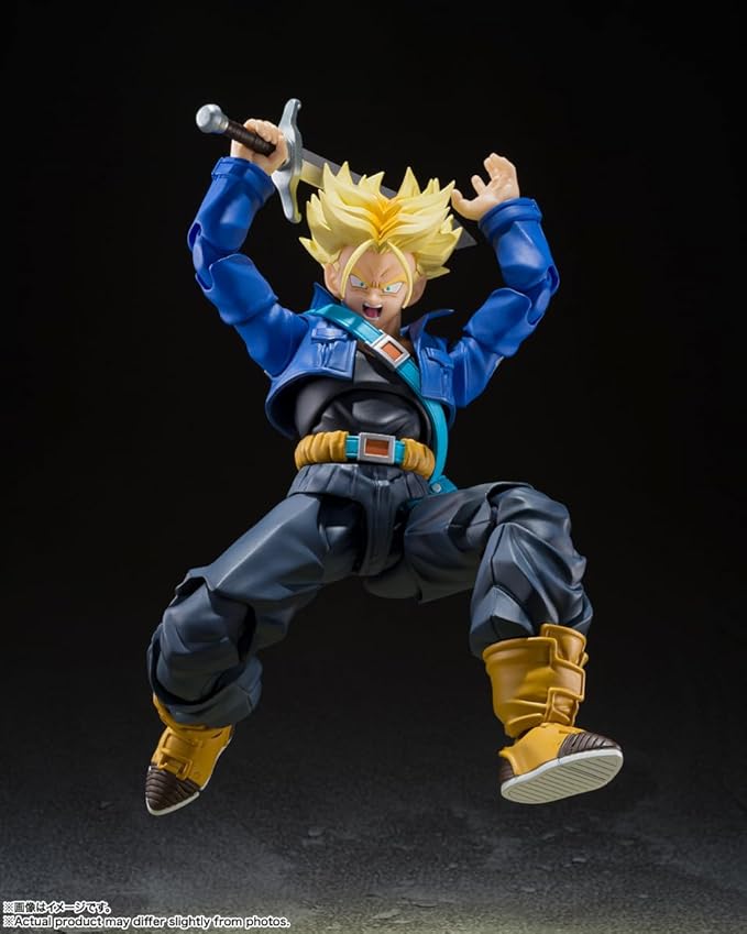 TAMASHII NATIONS - Dragon Ball Z - Super Saiyan Trunks -The Boy from The Future- (Reissue) S.H.Figuarts Action Figure