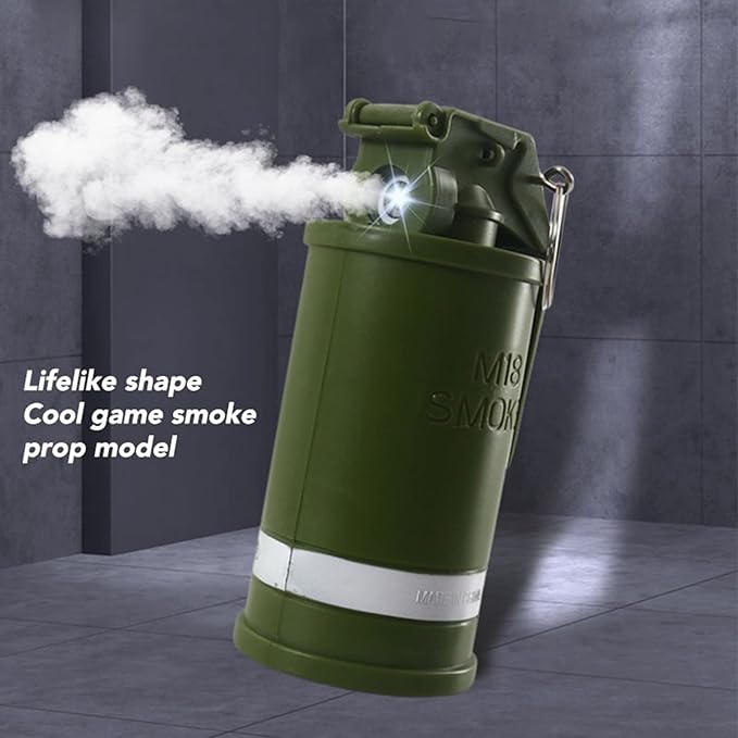 Luqeeg Handheld Smoke Bomb Smoke Machine Toys, Fun Cool Simulation Lights and Music Electric Fog Machine Handheld Sprayer Toys for Kids