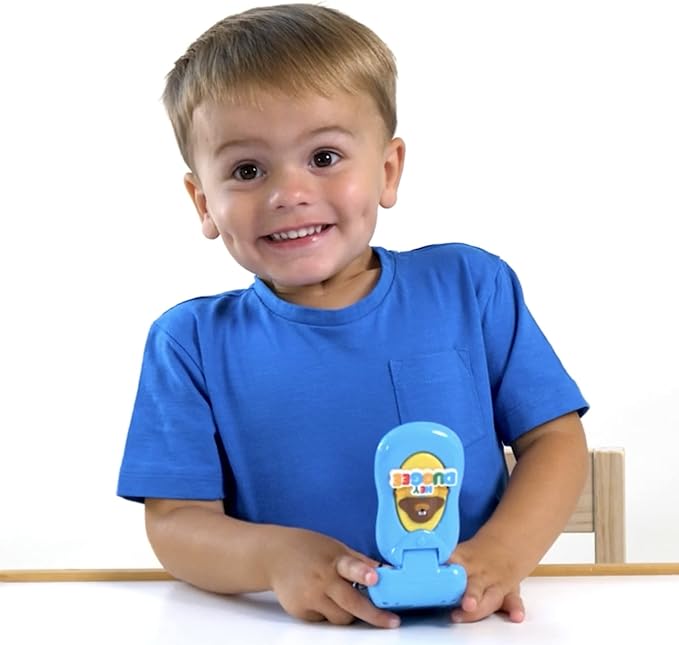 Hey Duggee HD20 Flip & Learn Toy Phone for Kids-Helps Child Development, Learning, Problem Solving, Communication, Hand-Eye Coordination and Motor Skills, 18+ Months, Light Beige