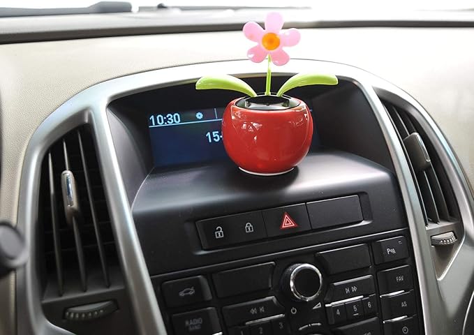 A and E Imports - Electronic Solar Flower Novelty Toy (Pink)