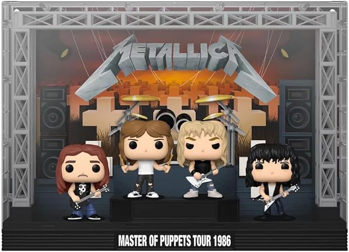 Funko Pop! Moment Deluxe: Metallica Master of Puppets Tour (1986) Vinyl Figures (2022 Limited Edition Exclusive)