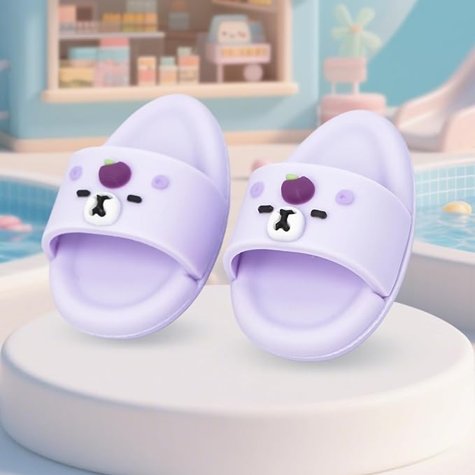 Summer Sandals for Dolls Open Toe Slippers, Cute Accessories Easter Gifts for Photography, Display & Collectors Age Limit 15+ Easter Gifts（Purple）
